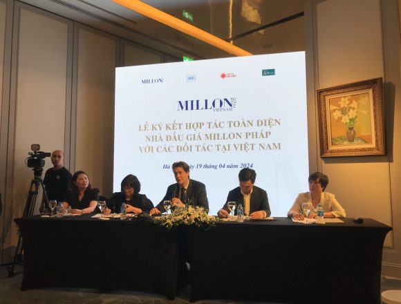 Nhà đấu giá Millon Pháp ký kết thành công với các đối tác Việt Nam